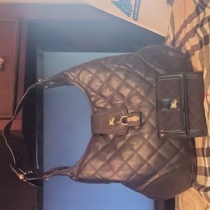 BURBERRY Brook Quilted Leather Hobo